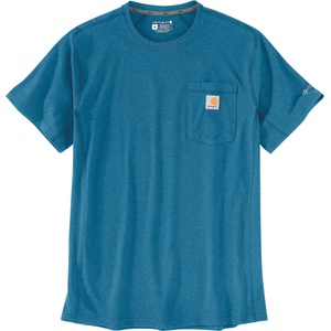 Carhartt Мъжка тениска Carhartt Force Pocket S/S T-Shirt - Dark Horizon Blue Heather - размер XL (216-5775-0714)