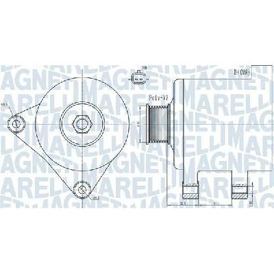 Alternátor MAGNETI MARELLI 063731918010