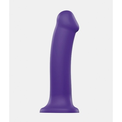 Strap-on-me SemiRealistic Dual Density Bendable Dildo Purple L