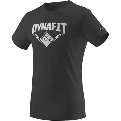 Dynafit Мъжка тениска Dynafit Graphic Cotton S/S Tee T-shirt - Black Out / Hardcore - размер 46 (EU) (016-4591-1911)
