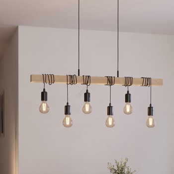 EGLO 55242 - Пендел TOWNSHEND 6xE27/60W/230V (EG55242)