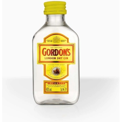 Gordon's Dry Gin Mini 37,5% 0,05 l (čistá fľaša)