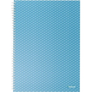 Esselte Colour "Breeze", тетрадка със спирала, А4, с подложки, синя (628481)