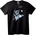NOONEBRAND Тениска с Астронавт и ракета - 2XL, Black