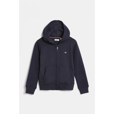 Gant Shield Zip Hoodie modrá