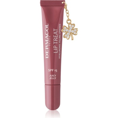 Dermacol Lip Treat хидратиращ блясък за устни SPF 15 цвят 15 Juicy Jelly 10ml