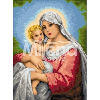 Image 1 of Milena Style Майчин благослов - Печатана Aida 14 ct без конци