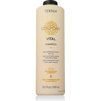 Lakmé Teknia Scalp Care Vital Shampoo 1000 ml мицеларен шампоан против косопад унисекс