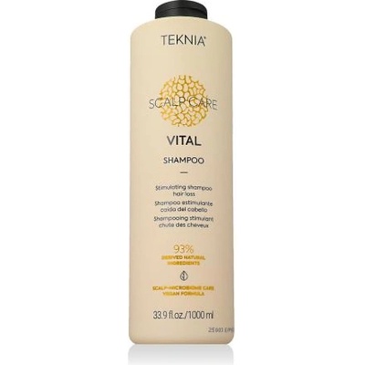 Lakmé Teknia Scalp Care Vital Shampoo 1000 ml мицеларен шампоан против косопад унисекс