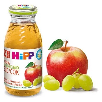 Image 1 of HiPP БИО Сок от ябълки и грозде - 200 мл