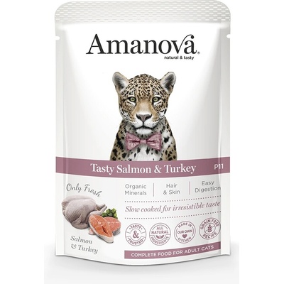 Amanova Cat Salmon Turkey GF 85 g
