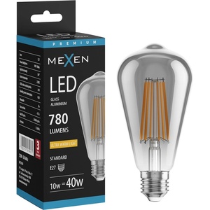 Mexen Vintis LED нажежаема крушка E27, ST64, 10W, Топла - 2200K, 780 lm, опушена - L152-E27-1022-70 (L152-E27-1022-70)