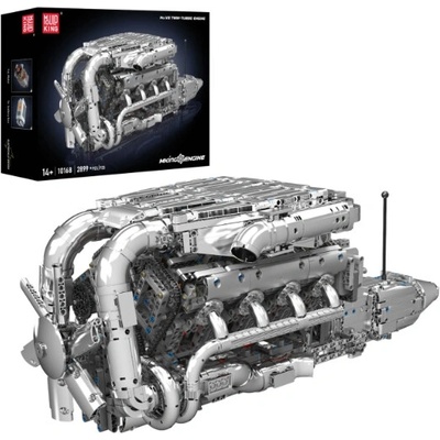Mould King 10168 Automobilový motor Mercedes AMG V8 Twin-turbo – Zbozi.Blesk.cz