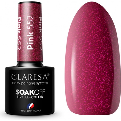 Claresa Gél lak Pink 554 5 ml