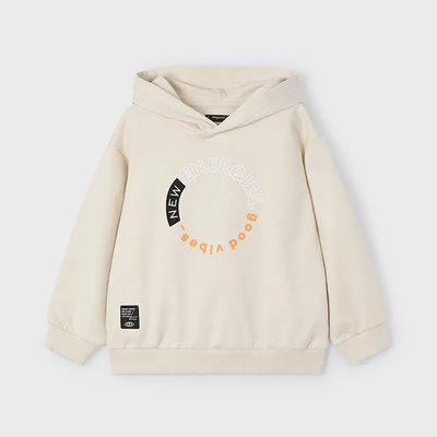 MAYORAL Суичър "athletics" в бежов цвят за мини момче Майорал