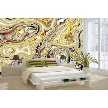 DIMEX ART Самозалепваща се флизелинова фототапета имитация на мраморна текстура 375 x 250 см