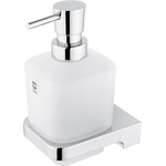 Nimco Maya - Дозатор за сапун с държач, матирано стъкло/хром MA 29031C-26 (MA 29031C-26)