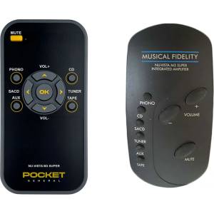 GENERAL Musical Fidelity Nu-Vista M3 Super - дистанционно управление дубликат (Nu-Vista M3 Super) Дистанционно