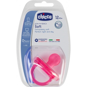 Celosilikónový Chicco Physio Soft ružový 4m+