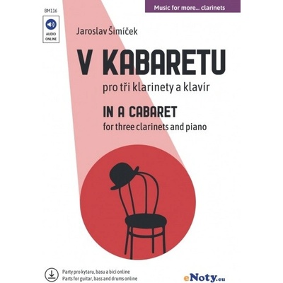 V kabarete pre tri klarinety a klavír od Jaroslav Šimíček
