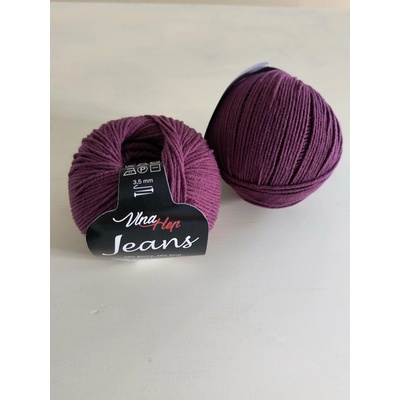 Příze JEANS Vlna-Hep, purpurová