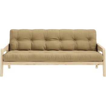 Karup Design Кафяв/бежов разтегателен диван 204 cm Grab - Karup Design (132101758)