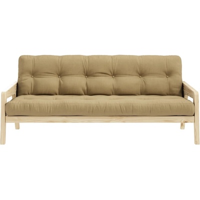 Karup Design Кафяв/бежов разтегателен диван 204 cm Grab - Karup Design (132101758)