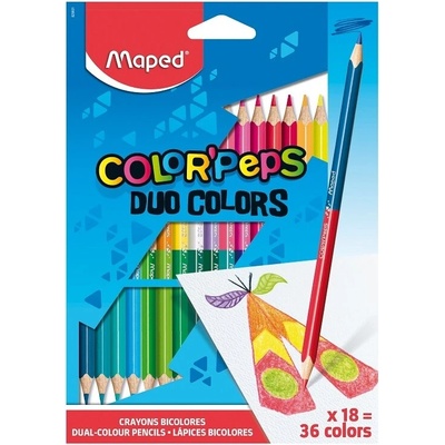 Maped Pastelky Color'Peps Duo oboustranné pastelky, 36 ks 829601