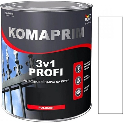 Dulux KOMAPRIM PROFI 3v1 0,7L bílá RAL 9003