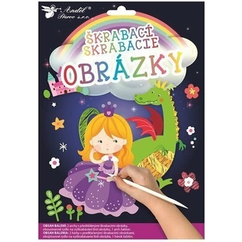 Škrabacie obrázky Princezná 2 archy