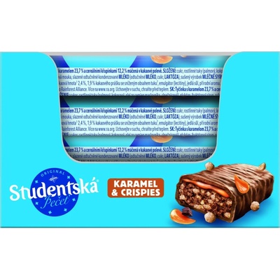 Studentská pečeť Tyčinky mléčná 24 x 38 g