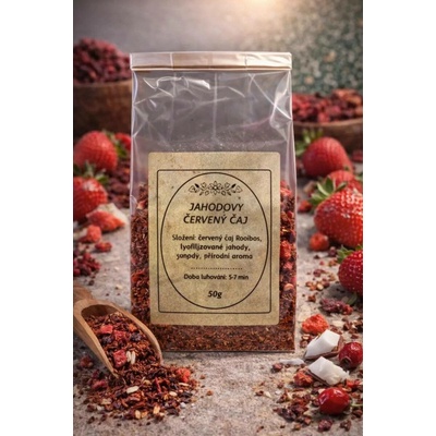 Golden Leaf Červený čaj s jahodami 50 g