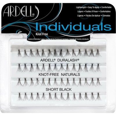 Ardell Individuals trsové nalepovacie mihalnice bez uzlíka Short Black 56 ks