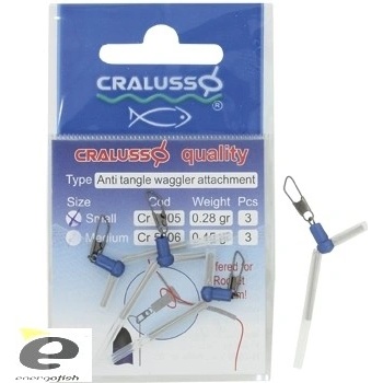 Cralusso Karabinka Anti Tangle Waggler Attachment Small 3 ks