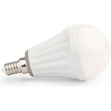 LEDtechnics Hliníková LED žárovka E14 bílá teplá 8W 18 SMD 5730H