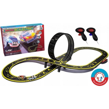 SCALEXTRIC Autodráha MICRO Law Enforcer Mains Powered Race Set