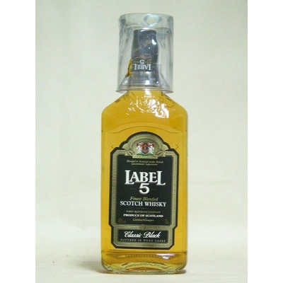 Label 5 40% 0,7 l (holá láhev)