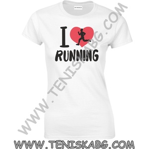 Fruit of the Loom Тениска - I love running - teniskabg - 33,25 лв
