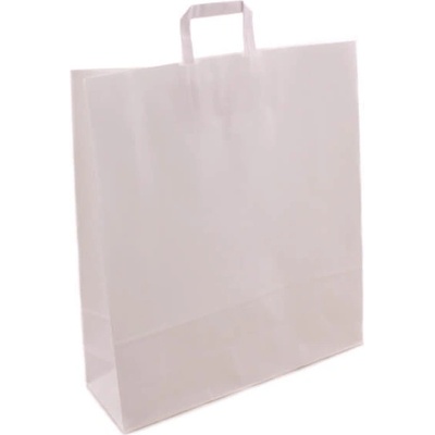 Taška 44*14*50 cm, bílý kraftový papír 80 g