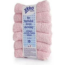 XKKO BIO bavlnené obrúsky Organic 21x21 ružové