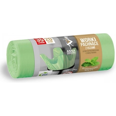 Чували за смет ароматизирани мента Anna Zaradna 35л. 20бр