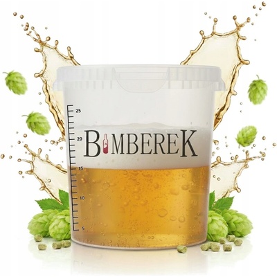 Fermentačná nádoba s vekom Bimberek 1-33 l, priehľadná