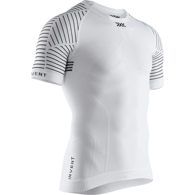 X-Bionic Мъжко синтетично термобельо X-Bionic Invent 4.0 LT Shirt S/S T-shirt - Arctic White / Dolomite Grey - размер XXL (014-2273-0315)