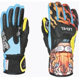 Level Детски скиорски ръкавици Level Sq Jr Cf orange