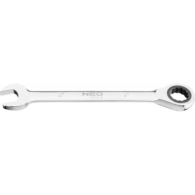Neo Tools plochý očkový klíč s ráčnou 27 mm 09-044