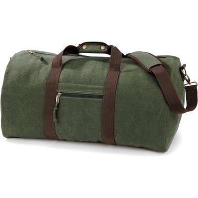 Quadra Taška Vintage QD613 Zelená vojenská vintage 45l