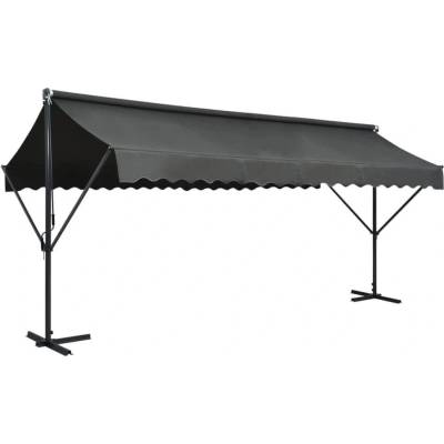 Greatstore Volně stojící markýza 500 x 300 cm antracitová