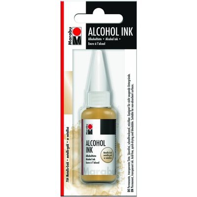 Marabu Alkoholový inkoust/zlatý 20 ml