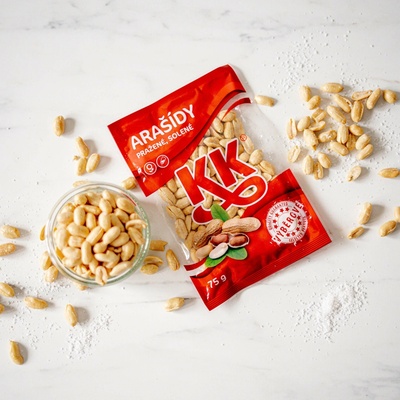 K&K arašídy pražené solené 75 g
