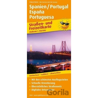 Španělsko / Portugalsko, Španělsko, Portugalsko 1:950 000 / automapa - freytag&berndt